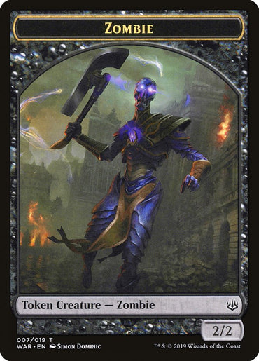 Zombie Token [War of the Spark Tokens] 