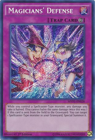 Magicians' Defense [MVP1-ENS28] Secret Rare 