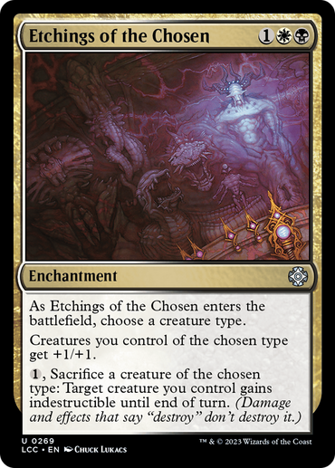 Etchings of the Chosen [The Lost Caverns of Ixalan Commander] 