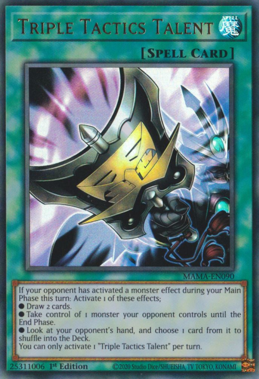 Triple Tactics Talent [MAMA-EN090] Ultra Rare 