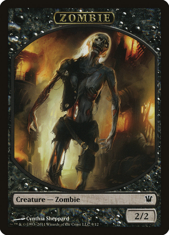 Zombie Token (9/12) [Innistrad Tokens] 