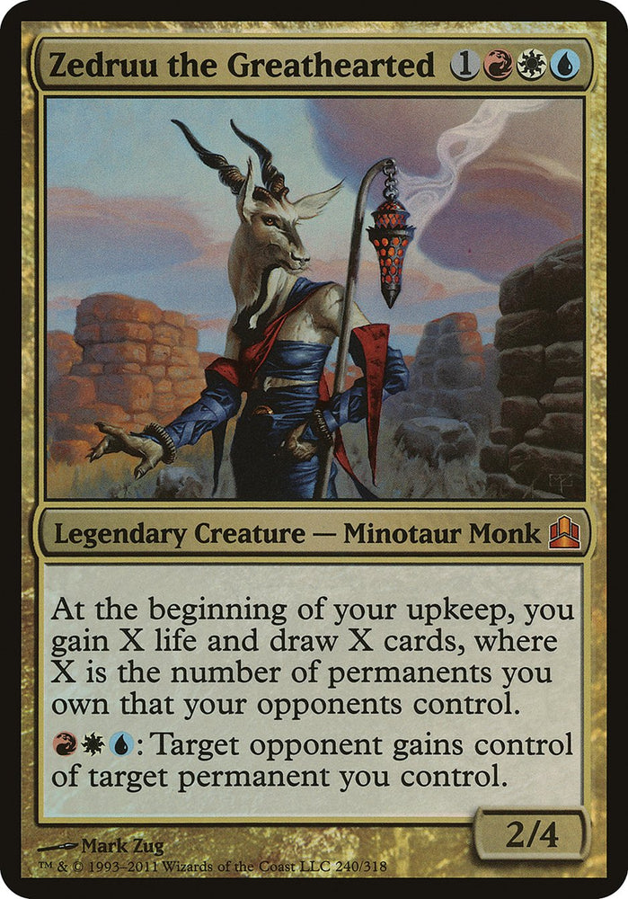 Zedruu the Greathearted (Oversized) [Commander 2011 Oversized] 