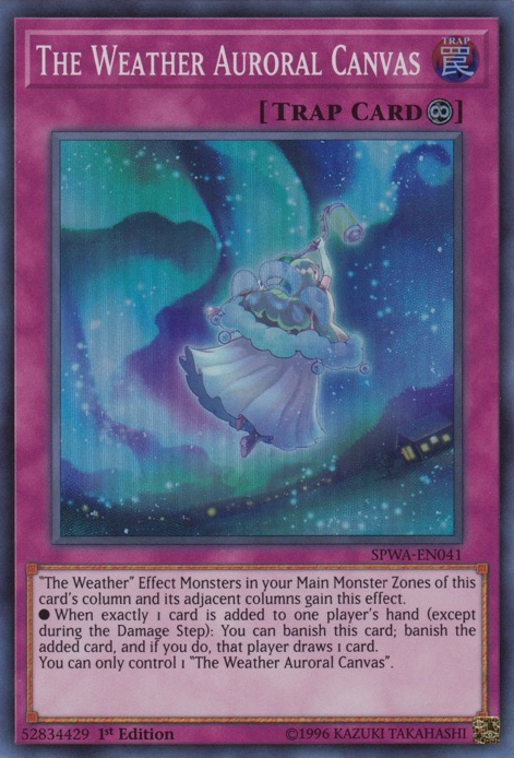 The Weather Auroral Canvas [SPWA-EN041] Super Rare 
