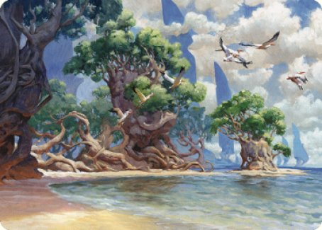 Yavimaya Coast Art Card [Dominaria United Art Series] 