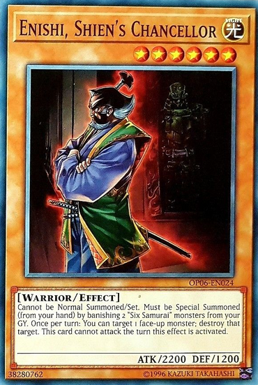 Enishi, Shien's Chancellor [OP06-EN024] Common 