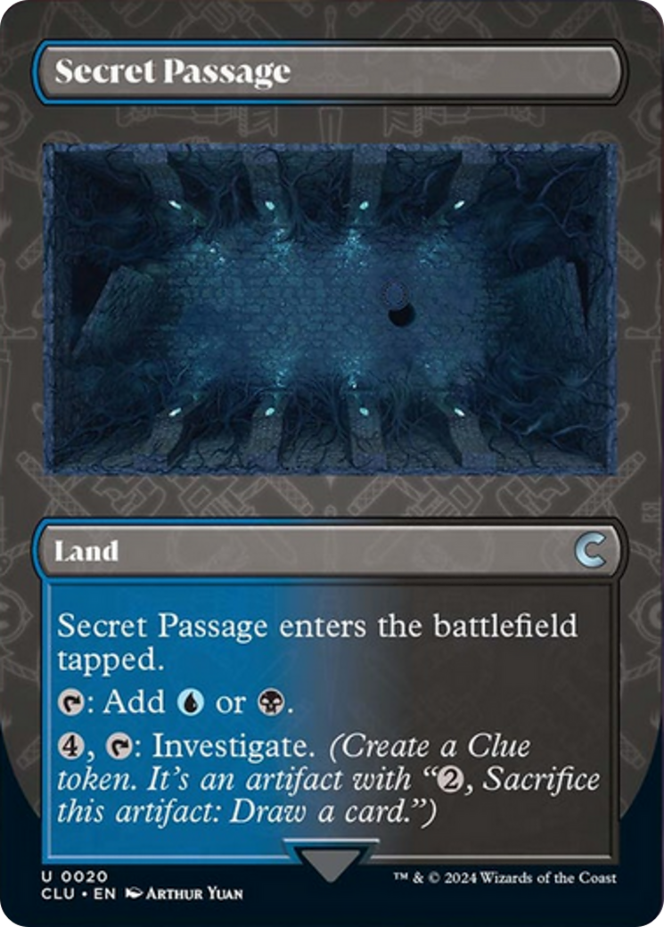 Secret Passage (Borderless) [Ravnica: Clue Edition] 