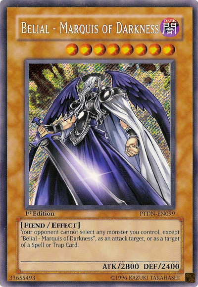 Belial - Marquis of Darkness [PTDN-EN099] Secret Rare 