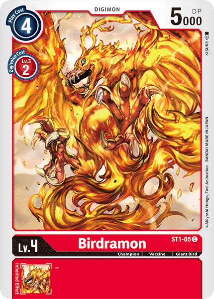 Birdramon [ST1-05] [Starter Deck: Gaia Red] 