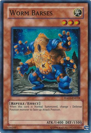 Worm Barses [HA01-EN018] Super Rare 