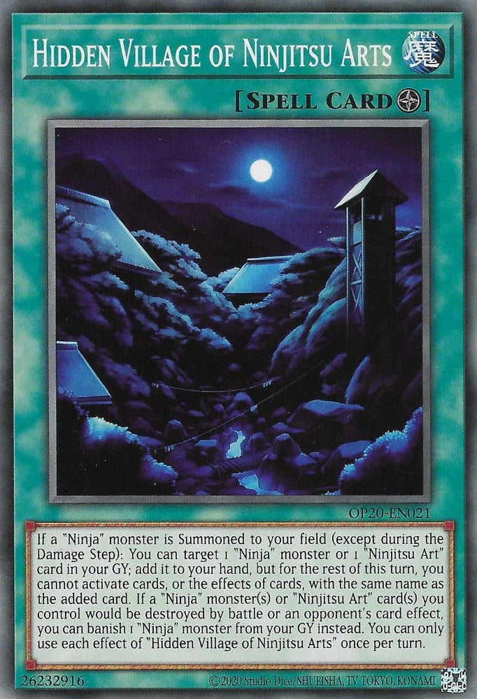Hidden Village of Ninjitsu Arts [OP20-EN021] Common 