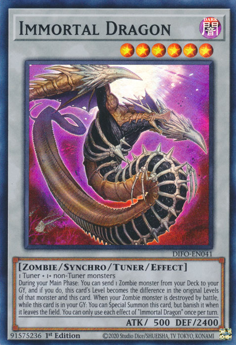 Immortal Dragon [DIFO-EN041] Super Rare 