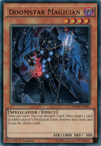 Doomstar Magician [DUEA-EN081] Ultra Rare 