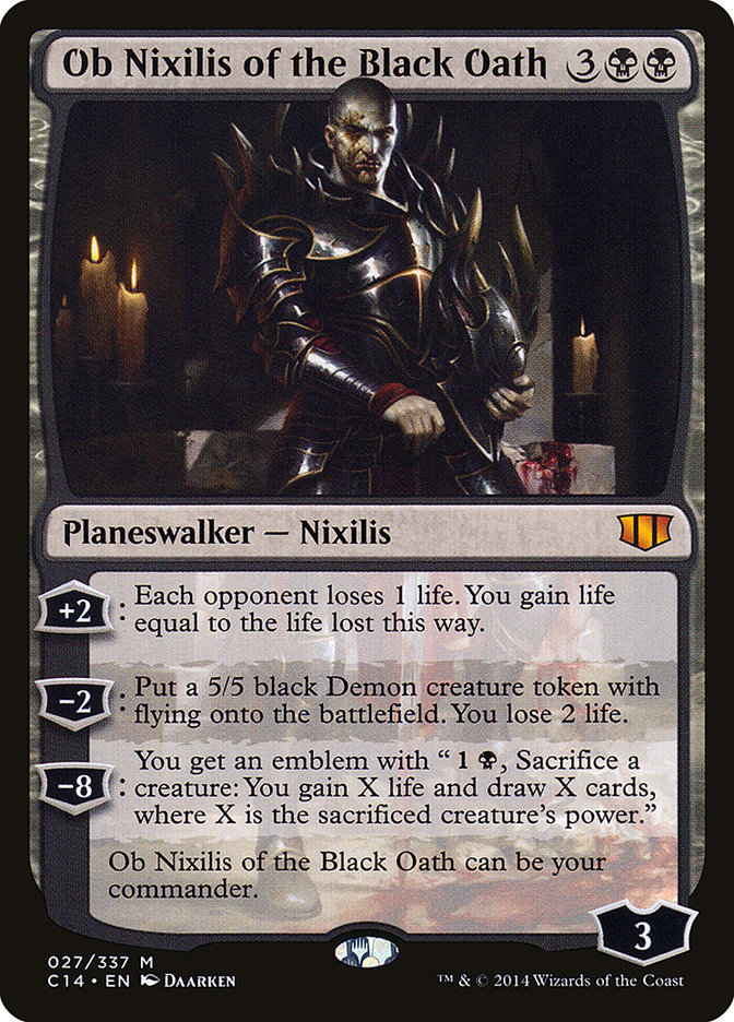 Ob Nixilis of the Black Oath [Commander 2014] 