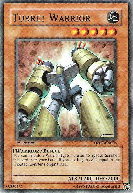 Turret Warrior [DP09-EN003] Rare 
