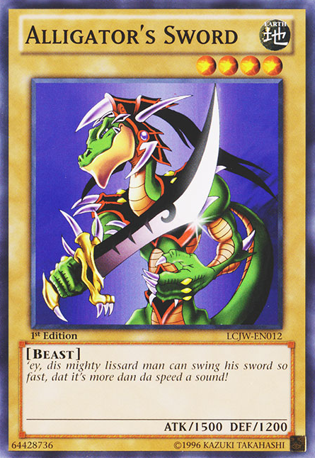 Alligator's Sword [LCJW-EN012] Common 