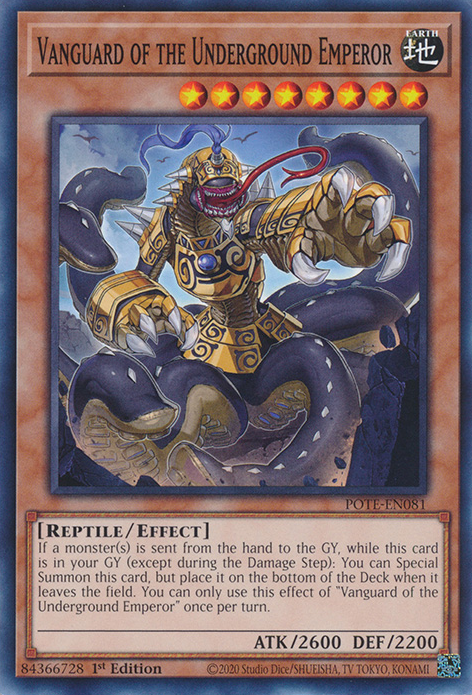 Vanguard of the Underground Emperor [POTE-EN081] Common 