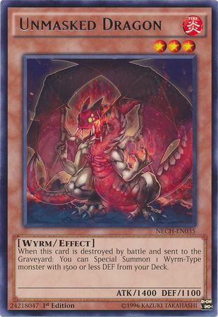 Unmasked Dragon [NECH-EN035] Rare 