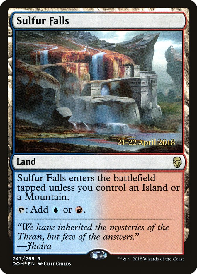 Sulfur Falls [Dominaria Prerelease Promos] 