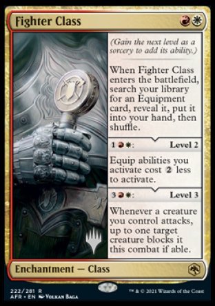 Fighter Class (Promo Pack) [Dungeons &amp; Dragons: Adventures in the Forgotten Realms Promos] 