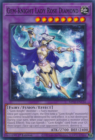 Gem-Knight Lady Rose Diamond [MP23-EN134] Common 
