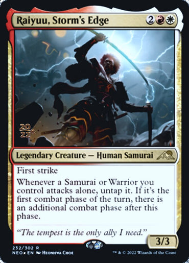 Raiyuu, Storm's Edge [Kamigawa: Neon Dynasty Prerelease Promos] 