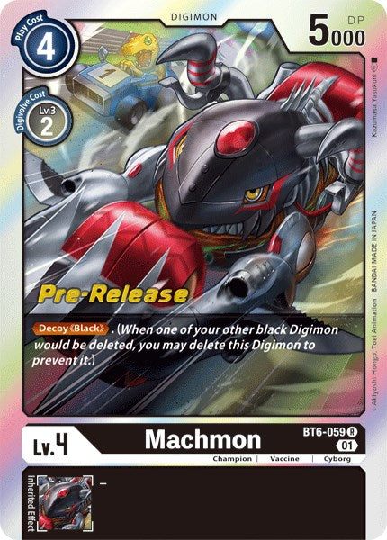 Machmon [BT6-059] [Double Diamond Pre-Release Cards] 