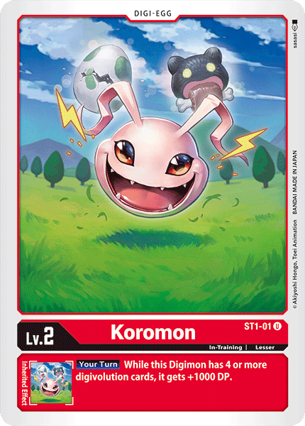 Koromon [ST1-01] [Starter Deck: Gaia Red] 