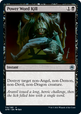 Power Word Kill [Dungeons &amp; Dragons: Adventures in the Forgotten Realms] 