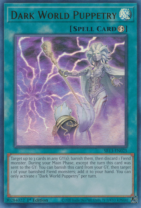 Dark World Puppetry [SR13-EN025] Ultra Rare 
