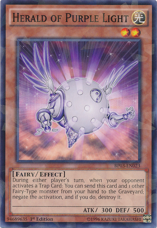 Herald of Purple Light [BP03-EN023] Shatterfoil Rare 
