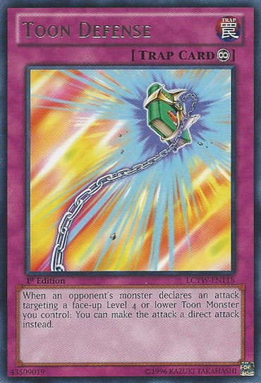 Toon Defense [LCYW-EN118] Rare 