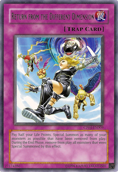 Return from the Different Dimension [CP04-EN009] Rare 