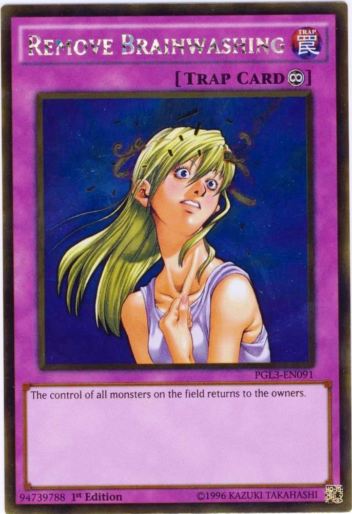 Remove Brainwashing [PGL3-EN091] Gold Rare 