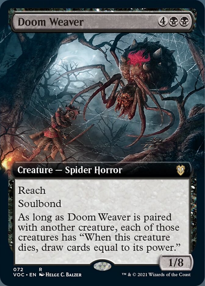 Doom Weaver (Extended Art) [Innistrad: Crimson Vow Commander] 