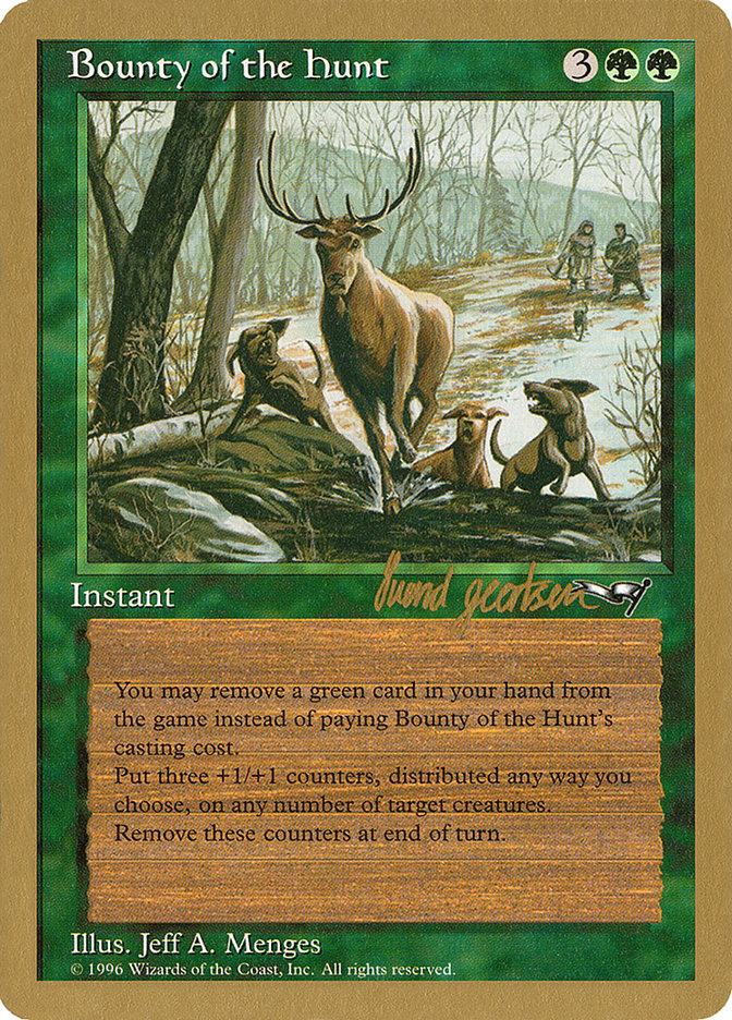 Bounty of the Hunt (Svend Geertsen) [World Championship Decks 1997] 