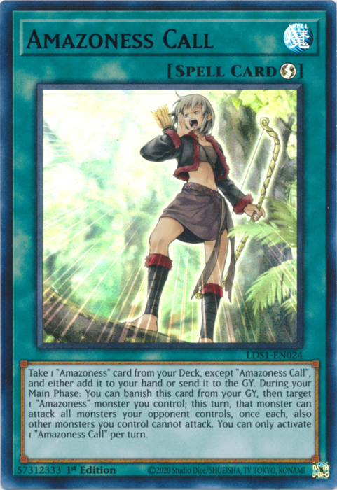 Amazoness Call (Purple) [LDS1-EN024] Ultra Rare 