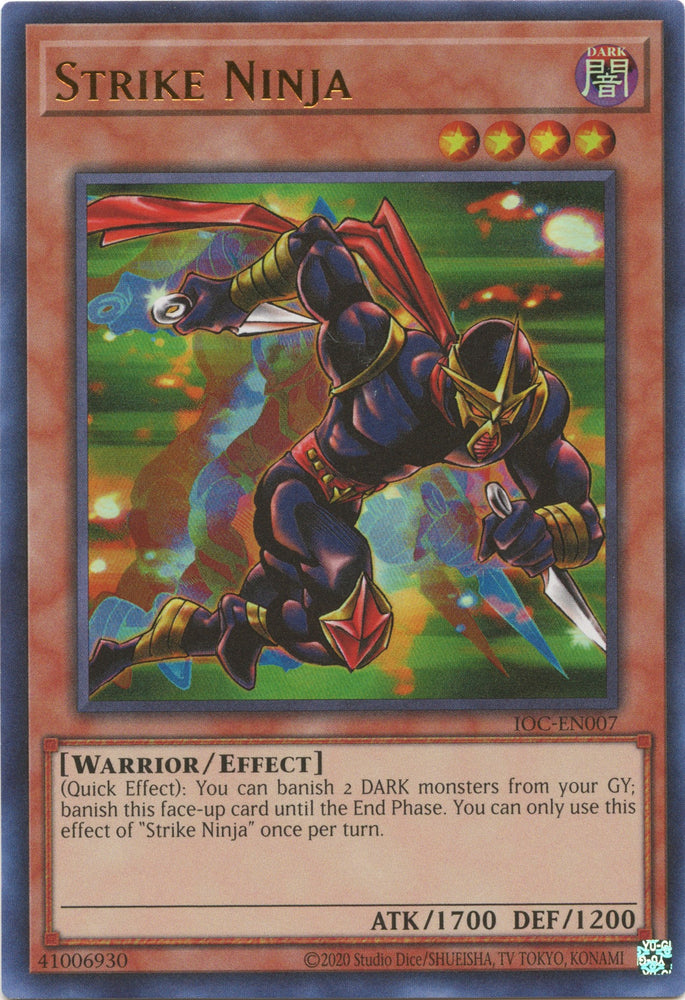 Strike Ninja (25th Anniversary) [IOC-EN007] Ultra Rare 