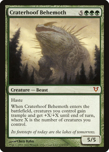 Craterhoof Behemoth [Avacyn Restored] 