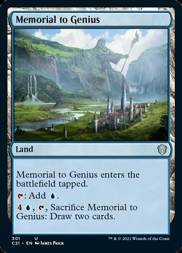 Memorial to Genius [Commander 2021] 