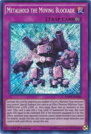 Metalhold the Moving Blockade [MVP1-ENS30] Secret Rare 