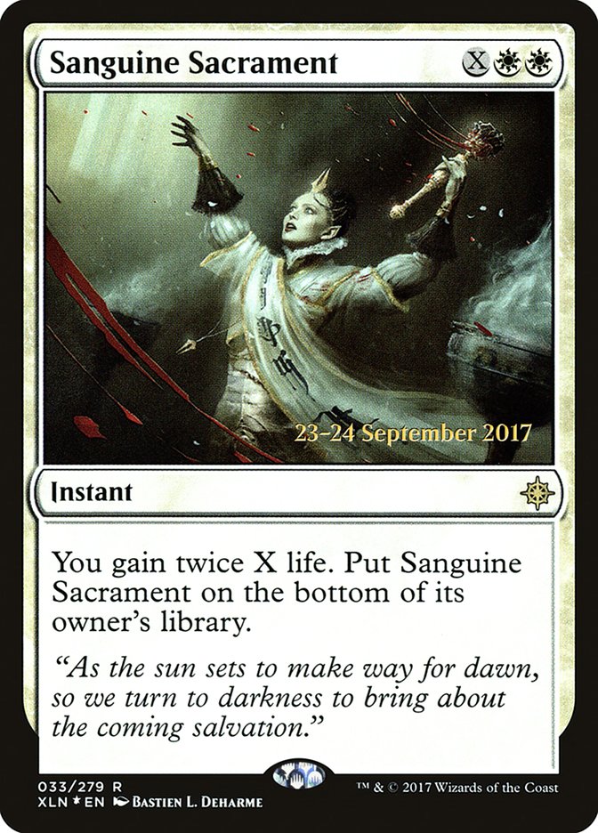 Sanguine Sacrament [Ixalan Prerelease Promos] 