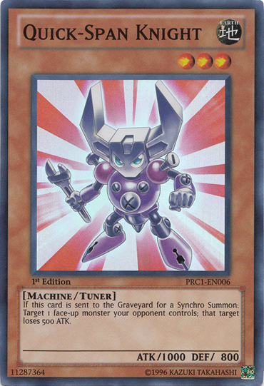Quick-Span Knight [PRC1-EN006] Super Rare 