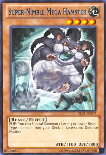 Super-Nimble Mega Hamster (Blue) [DL15-EN007] Rare 