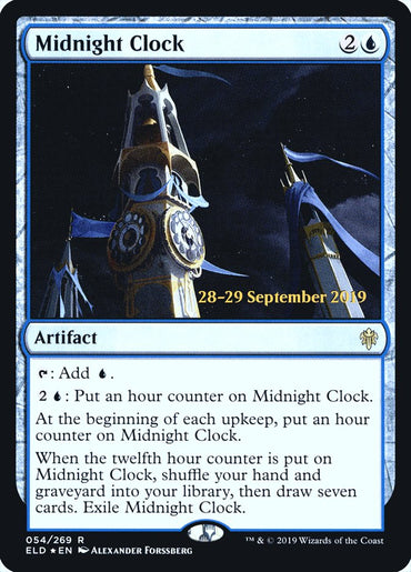 Midnight Clock [Throne of Eldraine Prerelease Promos] 