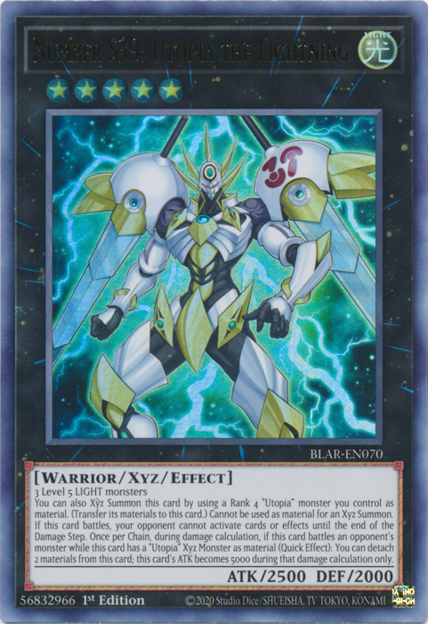 Number S39: Utopia the Lightning [BLAR-EN070] Ultra Rare 