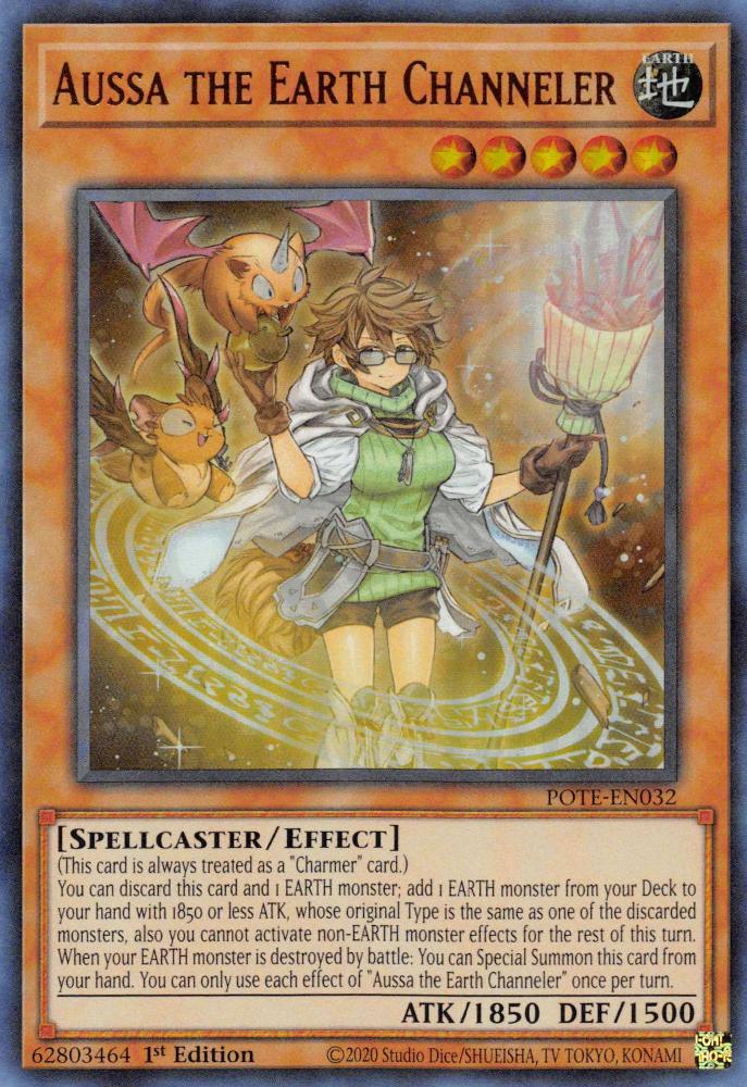 Aussa the Earth Channeler [POTE-EN032] Ultra Rare 