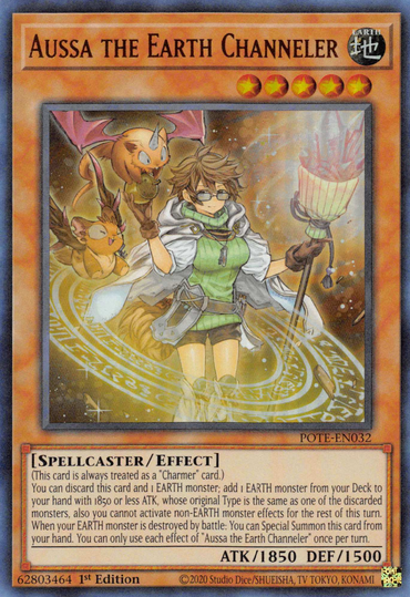 Aussa the Earth Channeler [POTE-EN032] Ultra Rare 