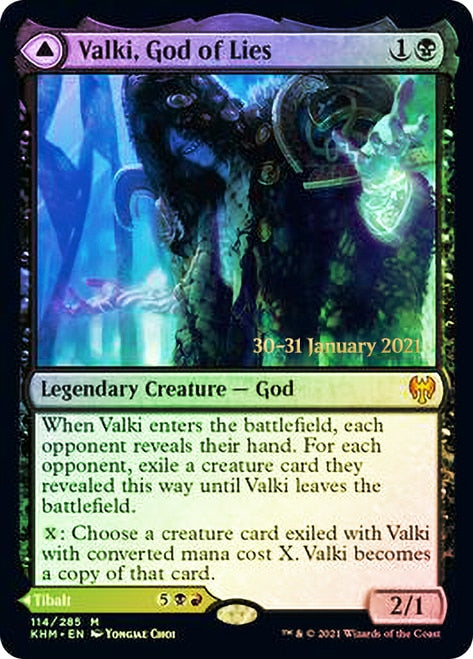 Valki, God of Lies // Tibalt, Cosmic Impostor [Kaldheim Prerelease Promos] 