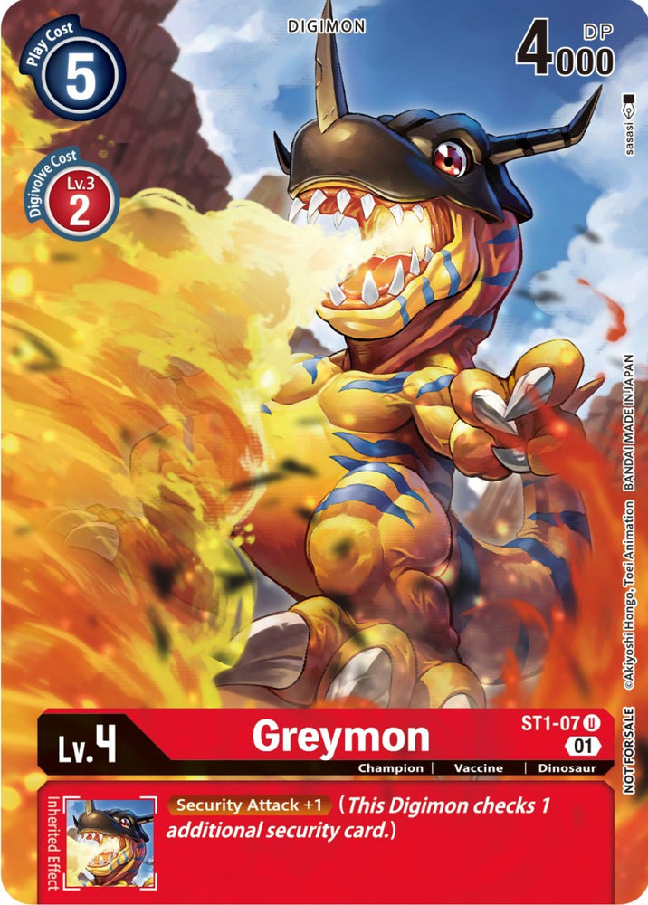 Greymon [ST1-07] (Dimensional Phase Pre-Release Pack) [Starter Deck: Gaia Red Promos] 