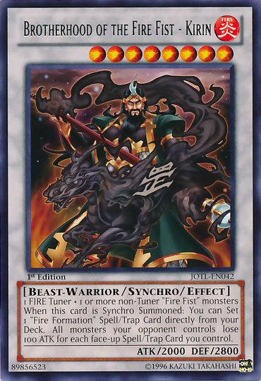 Brotherhood of the Fire Fist - Kirin [JOTL-EN042] Rare 